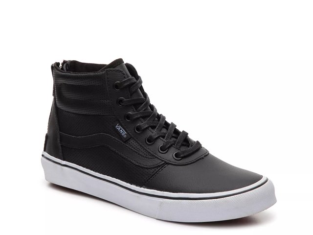 Difuminar Mesa final Sin personal Vans Milton Hi Leather High-Top Sneaker - Women's - Free Shipping | DSW