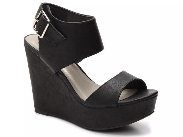 Dsw black sale platform sandals