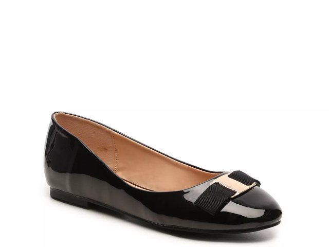 Journee Collection Kim Ballet Flat Women s Grey Size 11 Flats