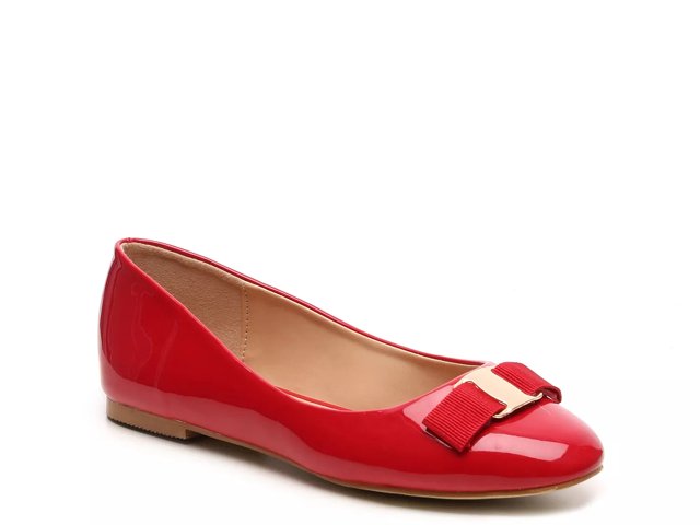 Red flats dsw hot sale