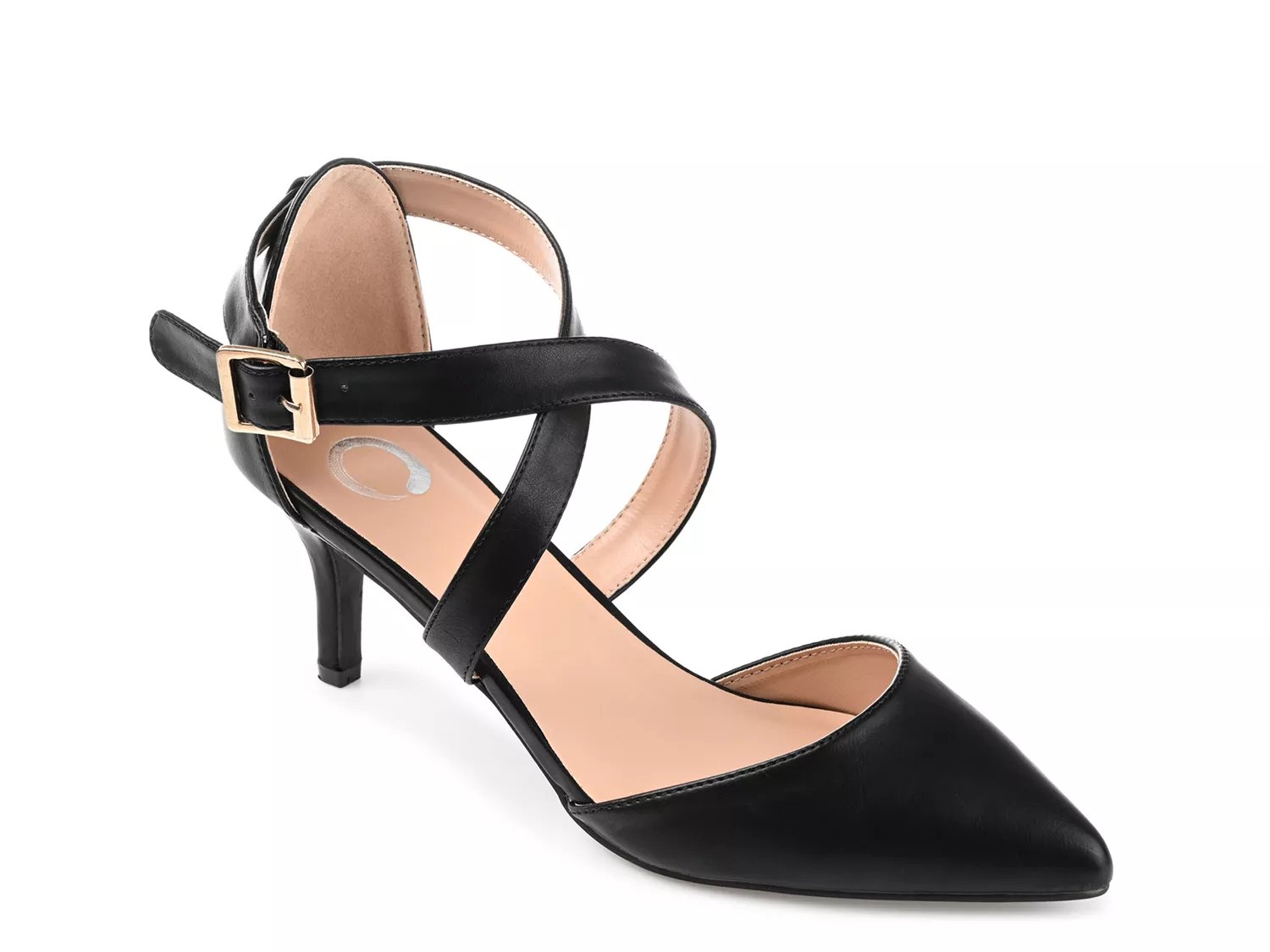 dsw black sandals heels