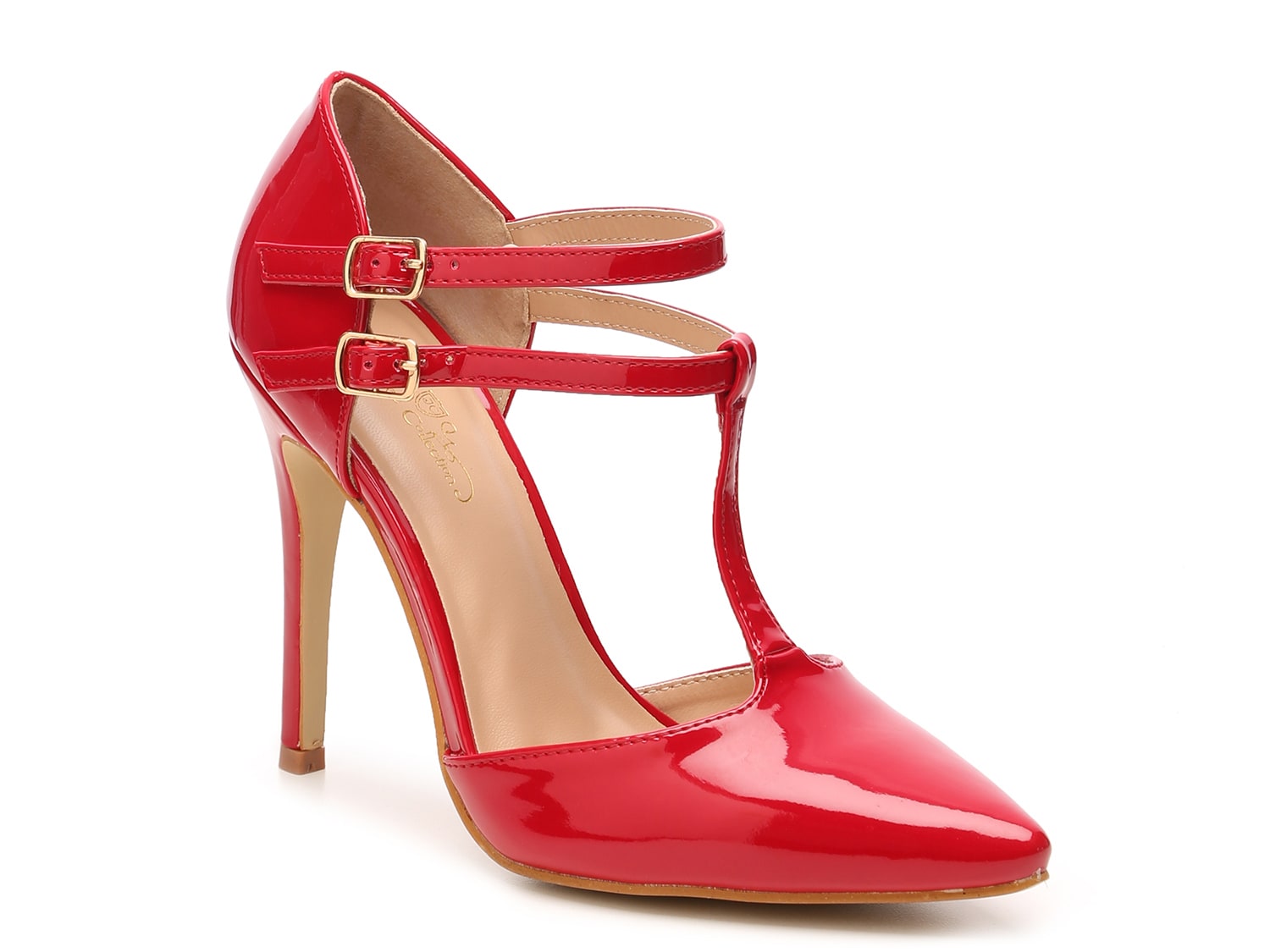 dsw womens red pumps