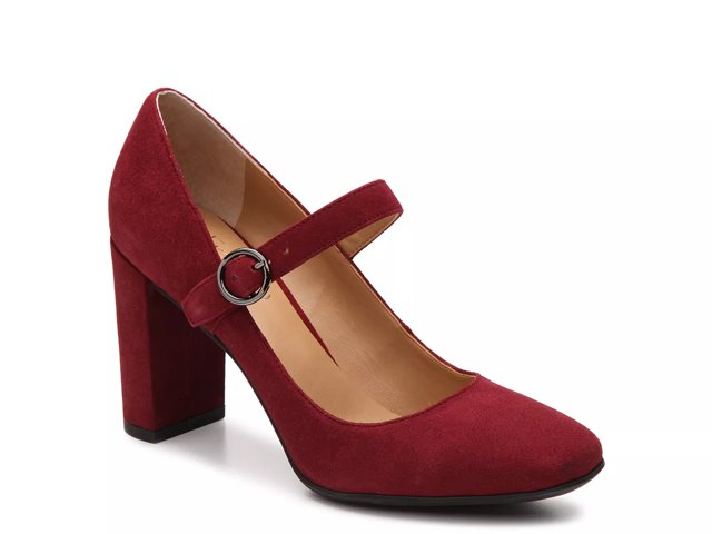 Dsw top burgundy pumps