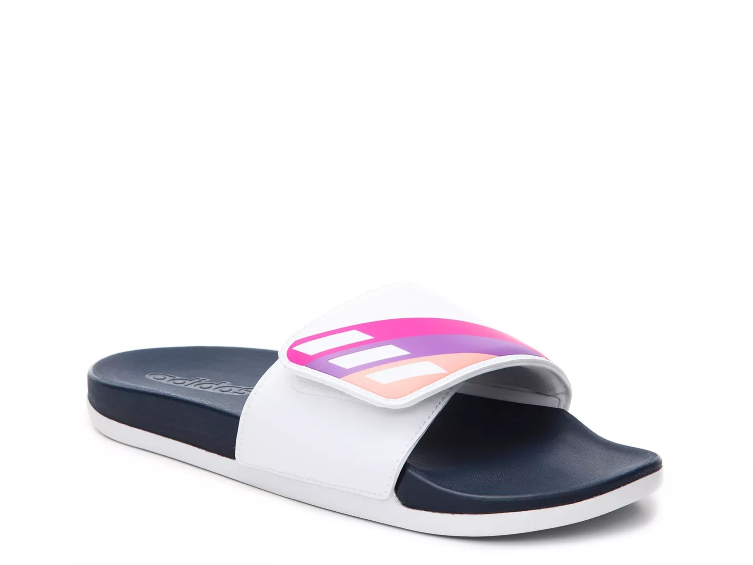 adidas cloudfoam adjustable slides