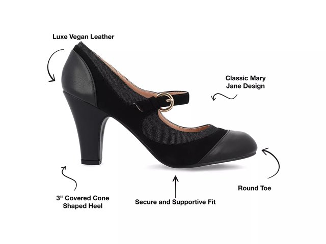 Journee Collection Women s Siri Pump Black Pumps 11