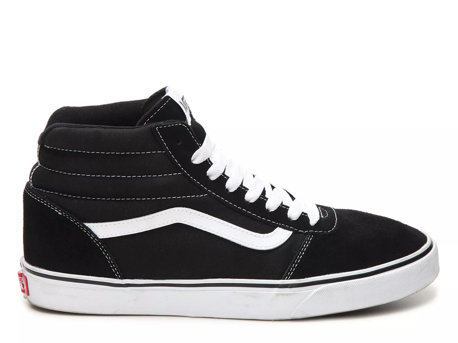 vans ward hi men's suede skate shoes