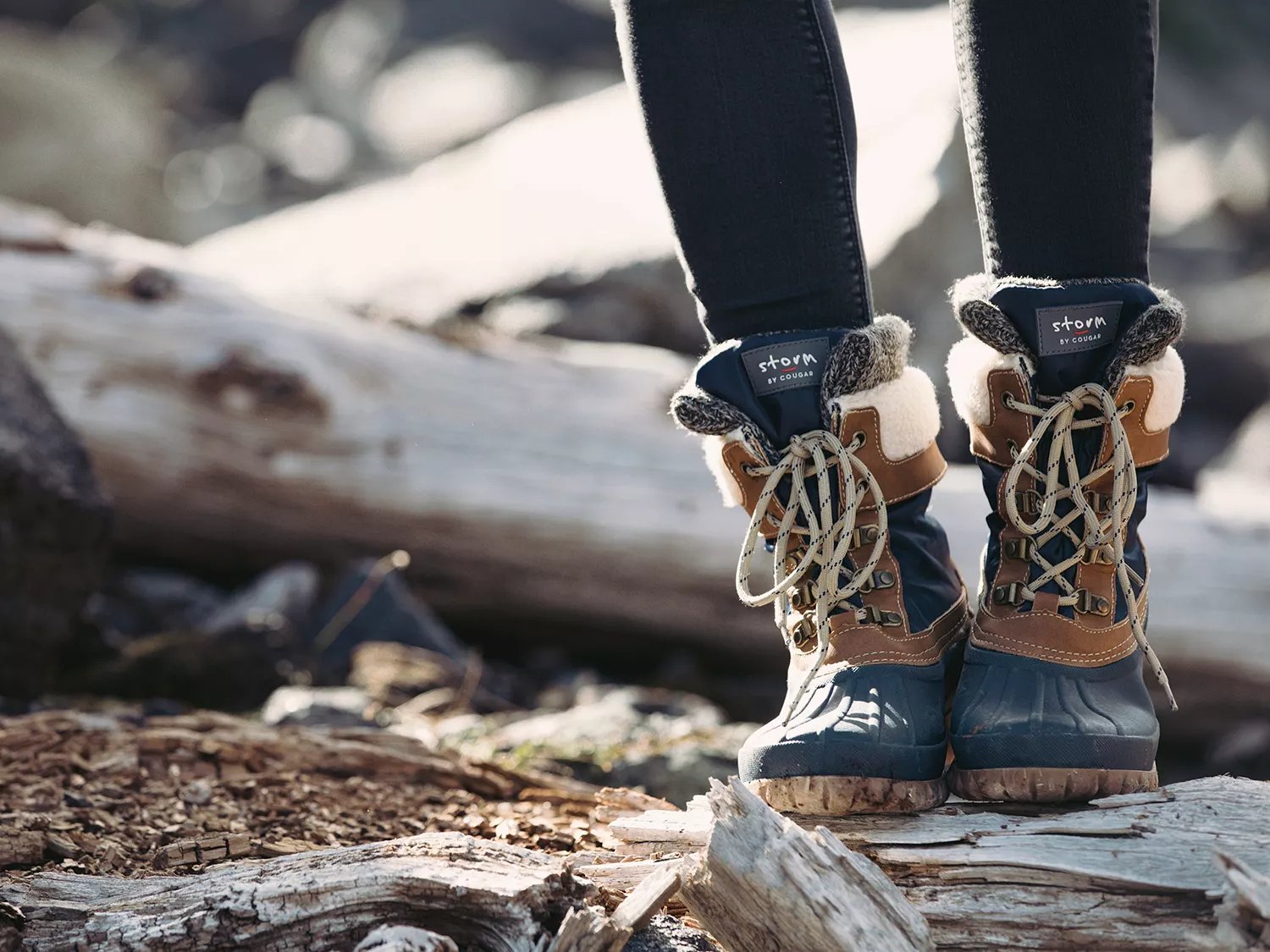 cougar creek duck boot navy