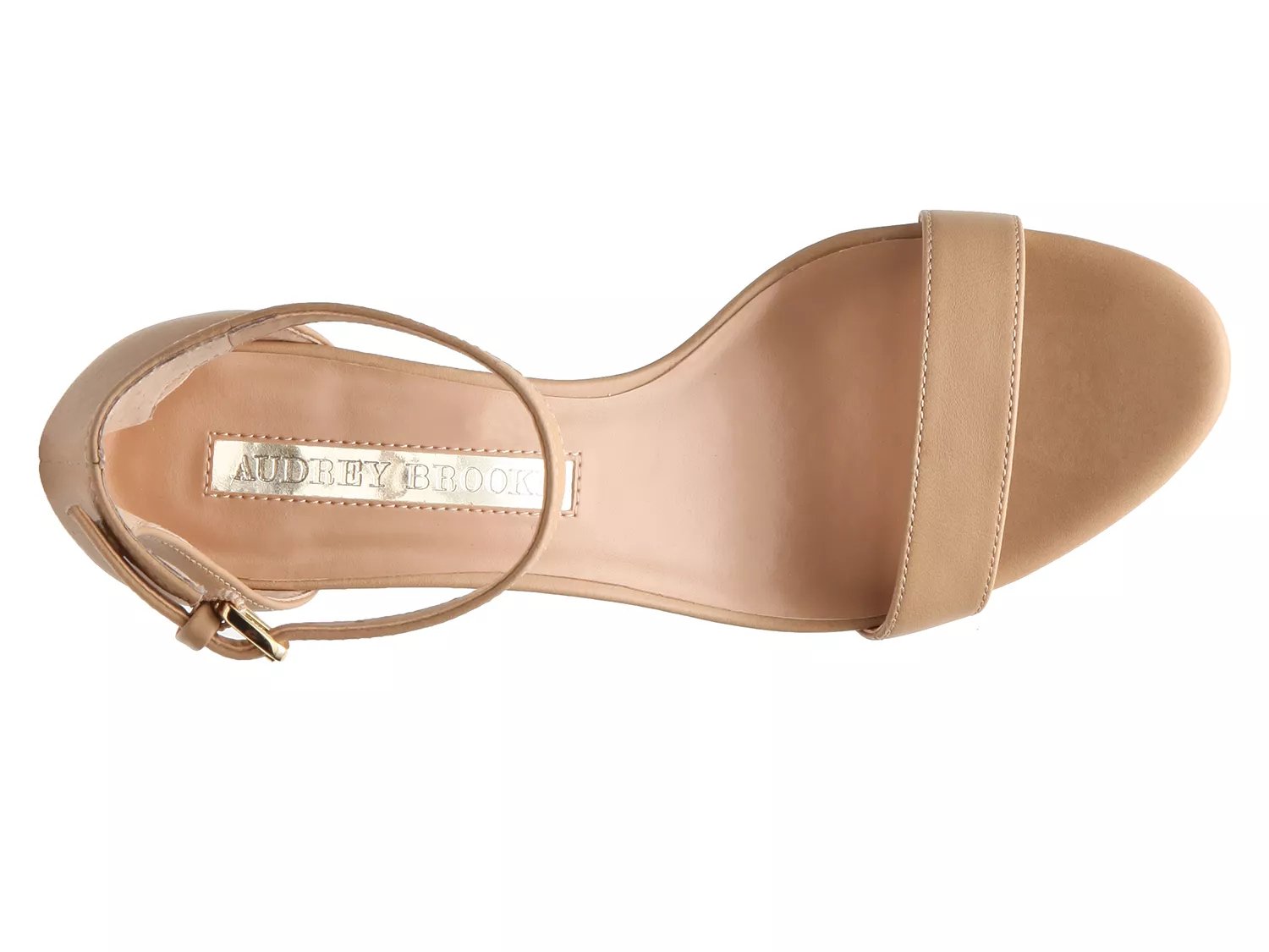 audrey brooke nadine sandal beige