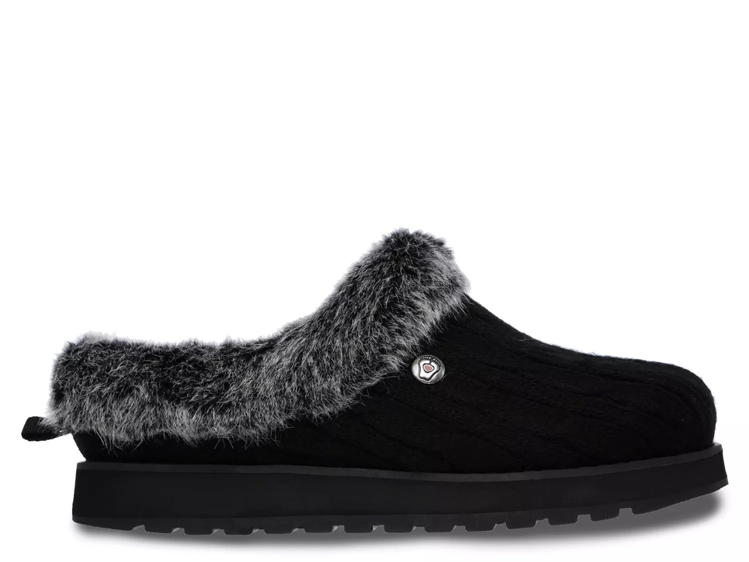 skechers keepsakes ice angel faux fur trimmed slipper