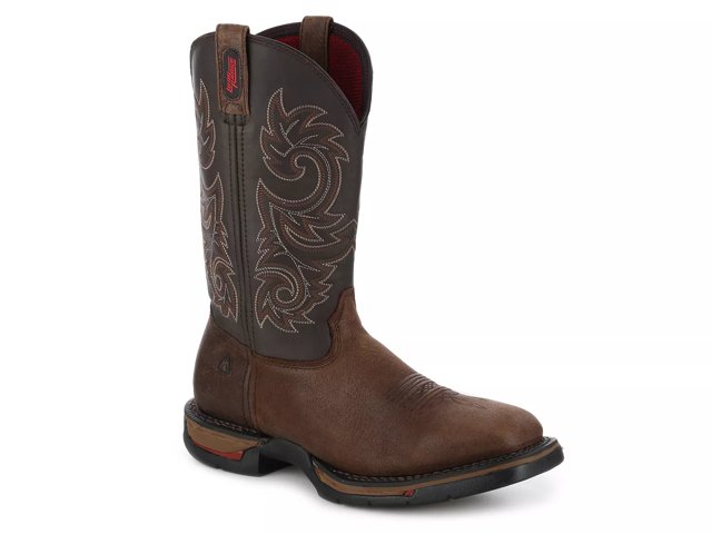 Rocky square toe cowboy boots hot sale