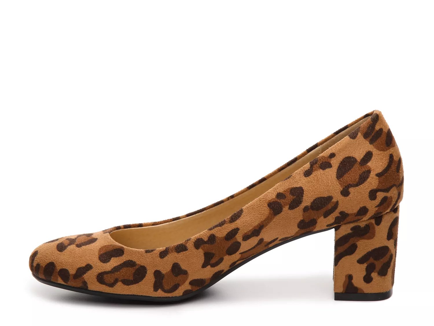 dsw leopard pumps