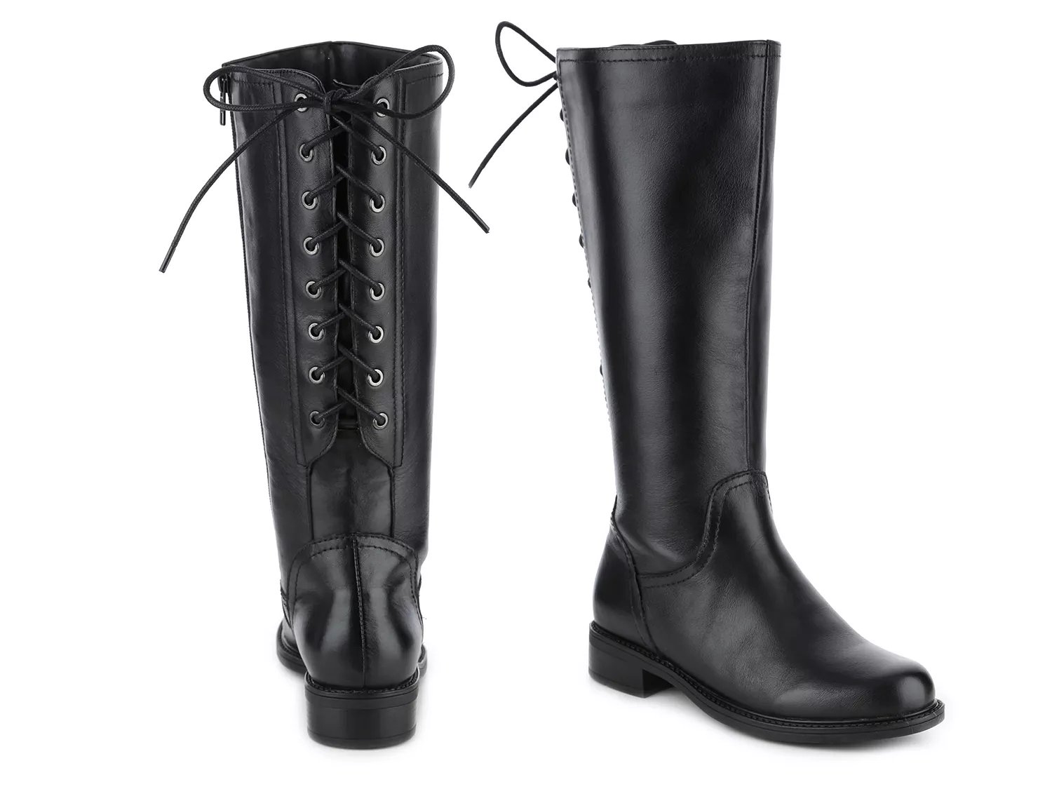 Dsw black store riding boots