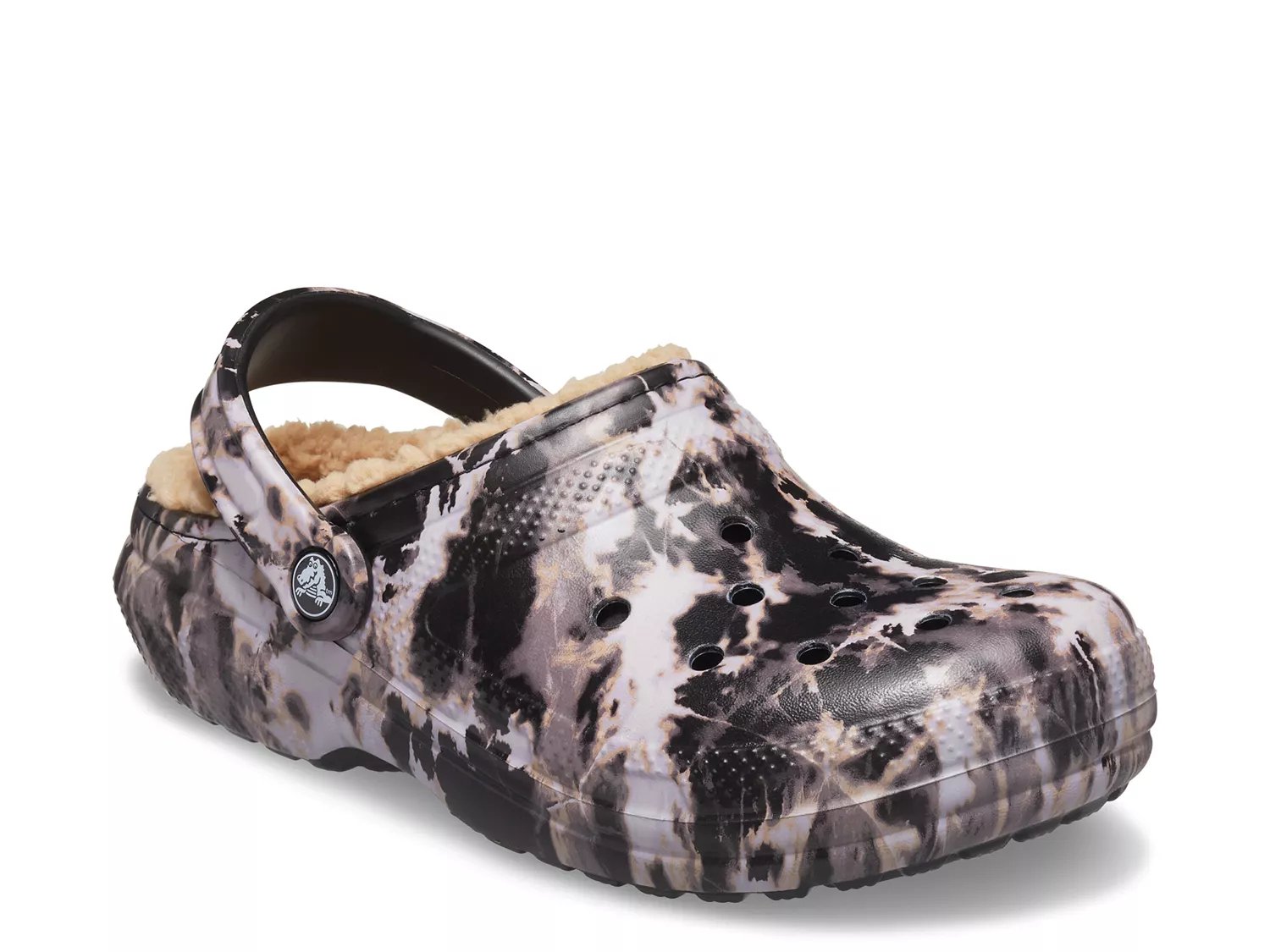 Camo discount crocs lined