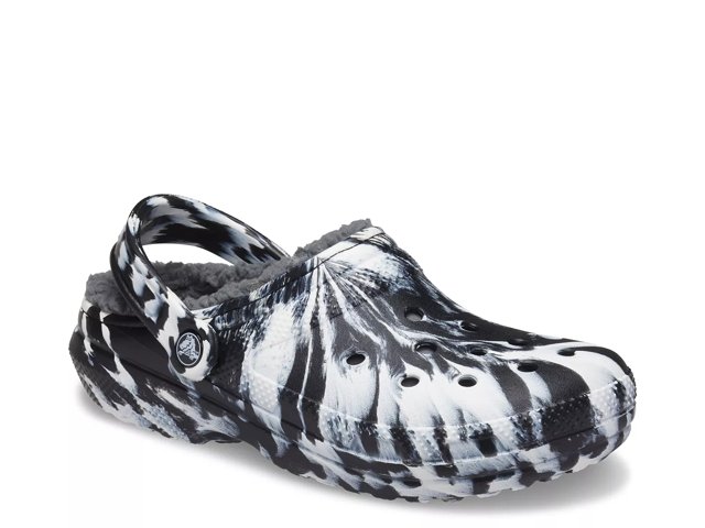 Mens fuzzy crocs on sale