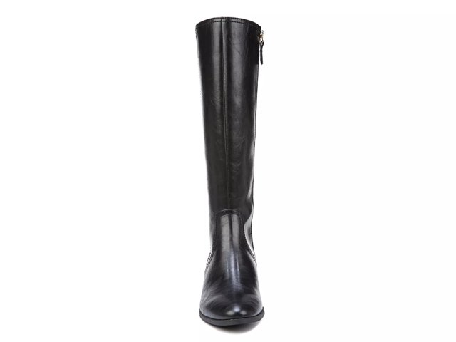 Dr. Scholl's Women's Brilliance Wide Calf Riding Boot, Black, 6