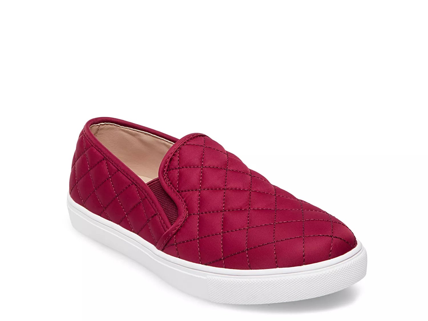 steve madden red slip on sneakers