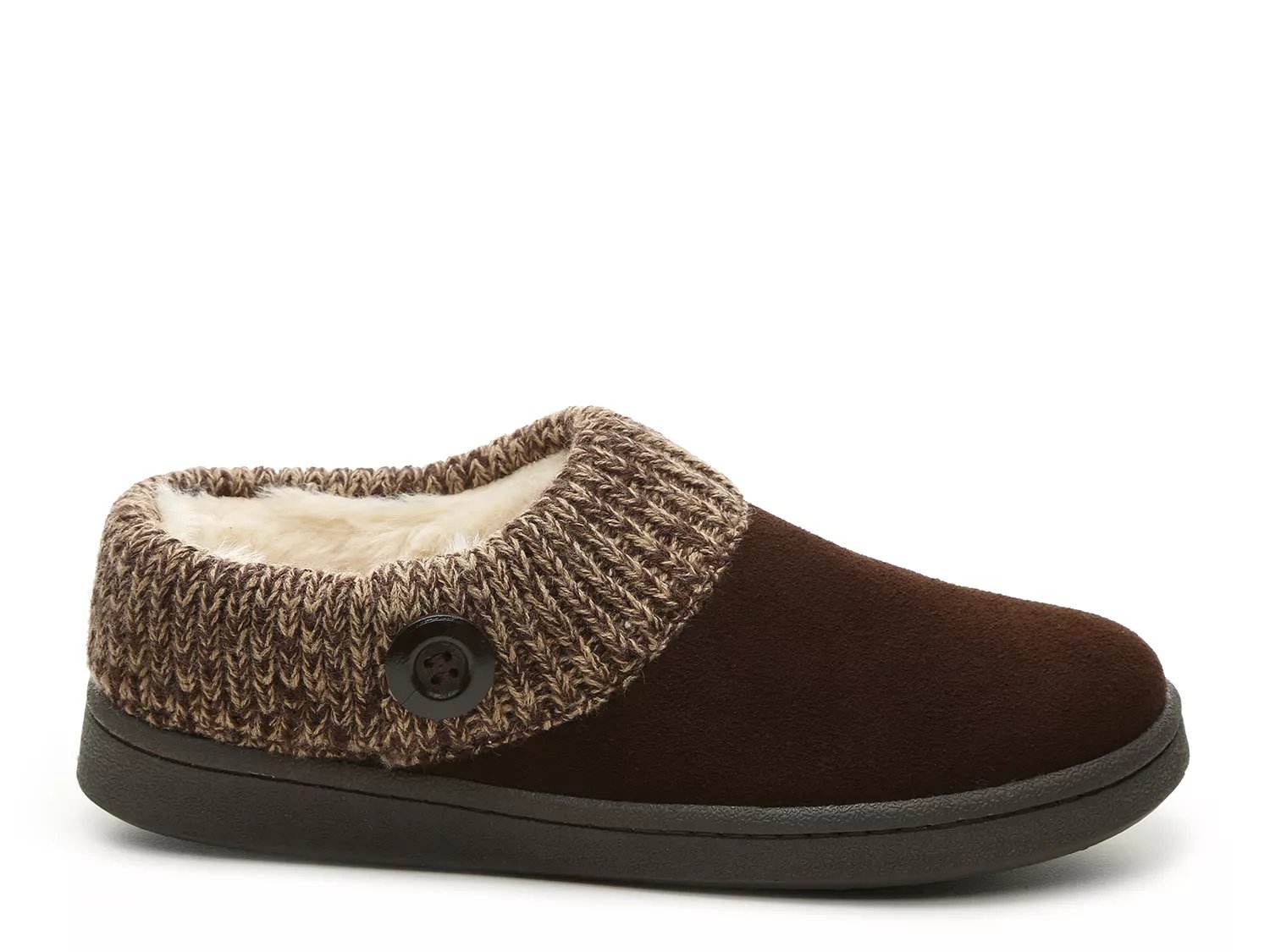 Clarks Suede Scuff Slipper | DSW