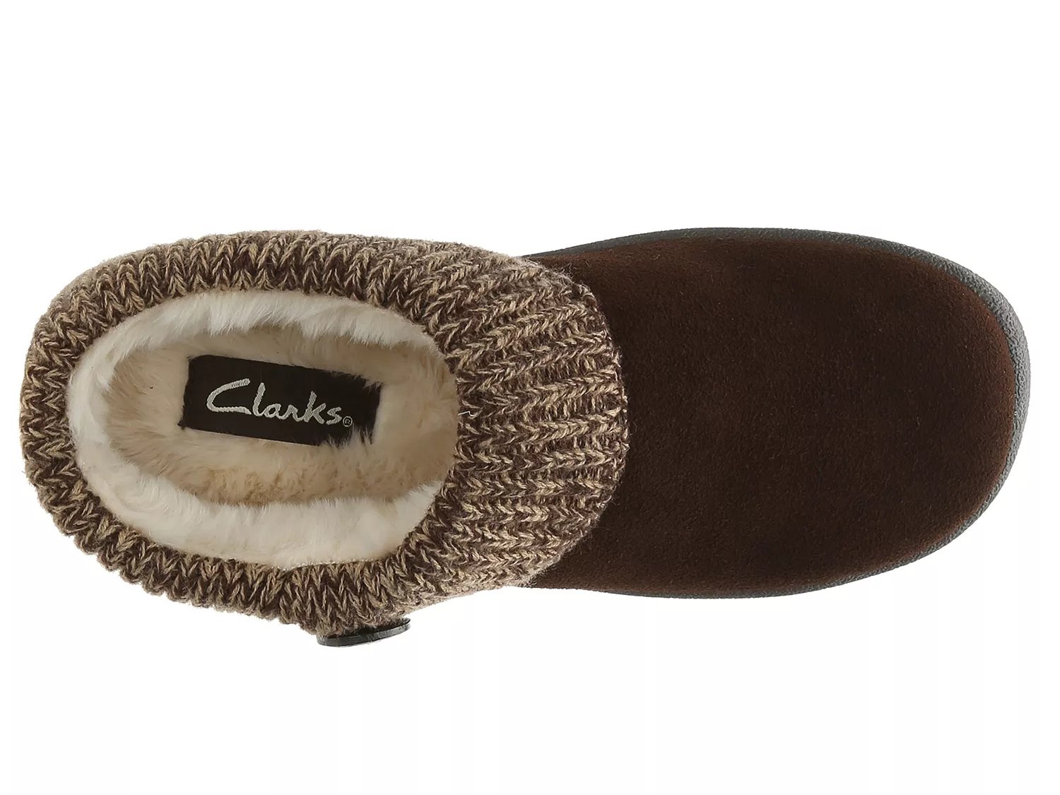 Clarks Suede Scuff Slipper | DSW