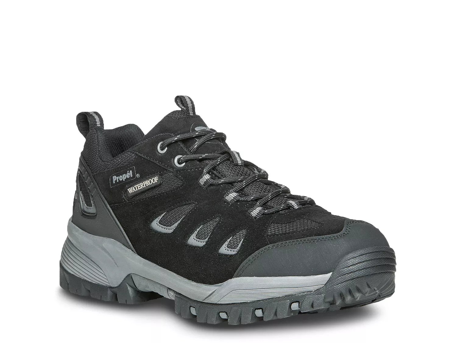 Propet Extra Wide Width Ridge Walker Low Hiking Shoe | Men's | Black | Size 16 | Sneakers