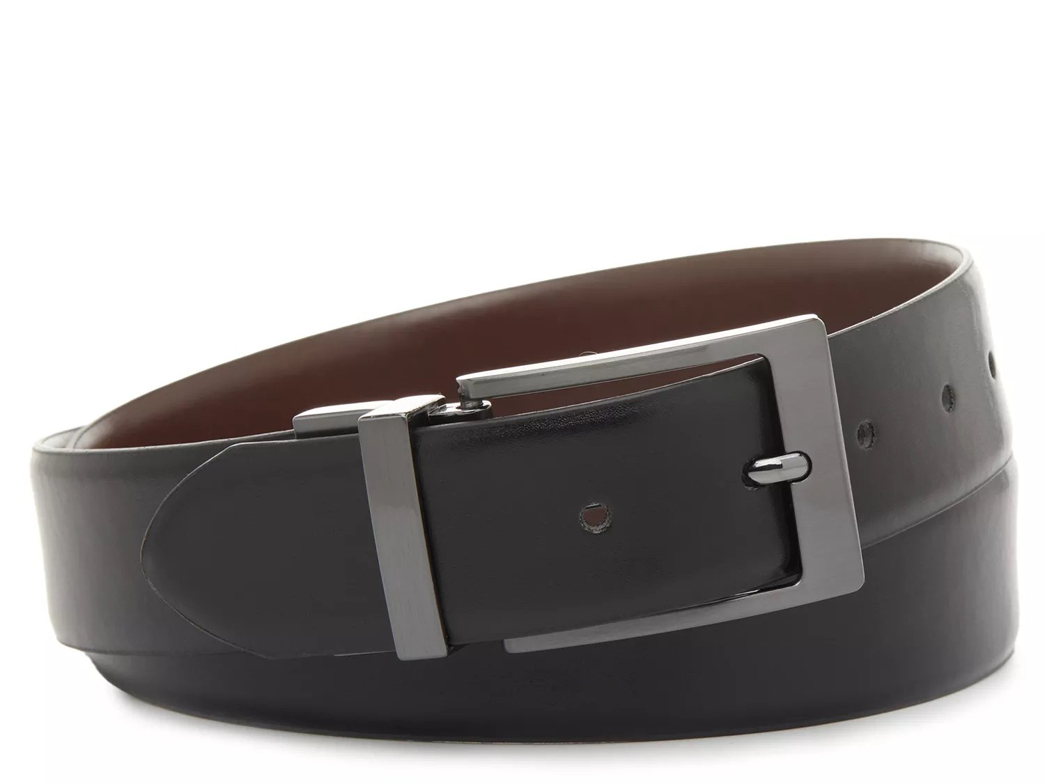 Steve Madden Classic Burnished Reversible Belt - Free Shipping | DSW