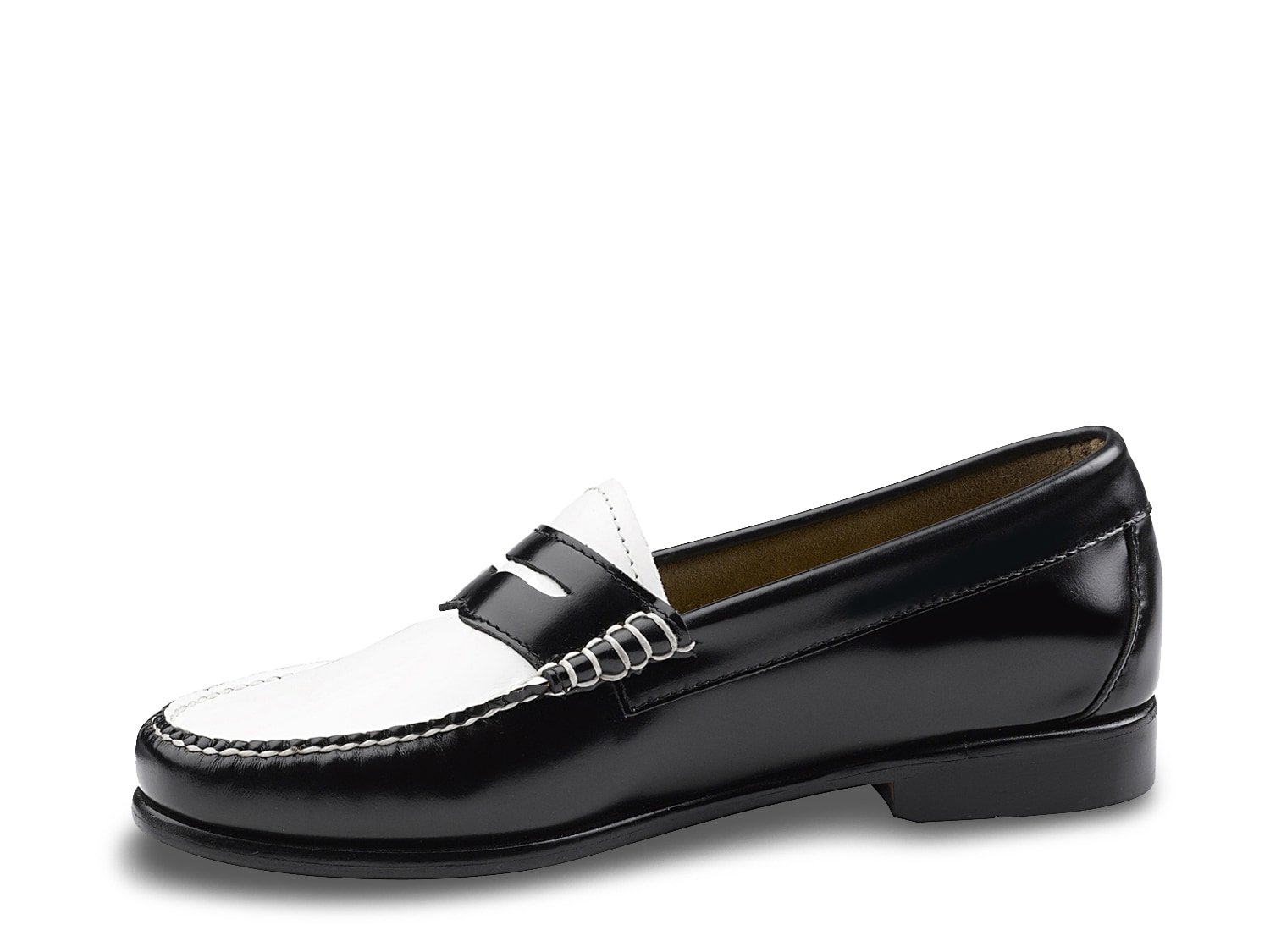 bass two tone loafers