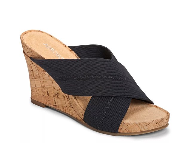Aerosoles Party Plush Wedge Sandal Free Shipping DSW