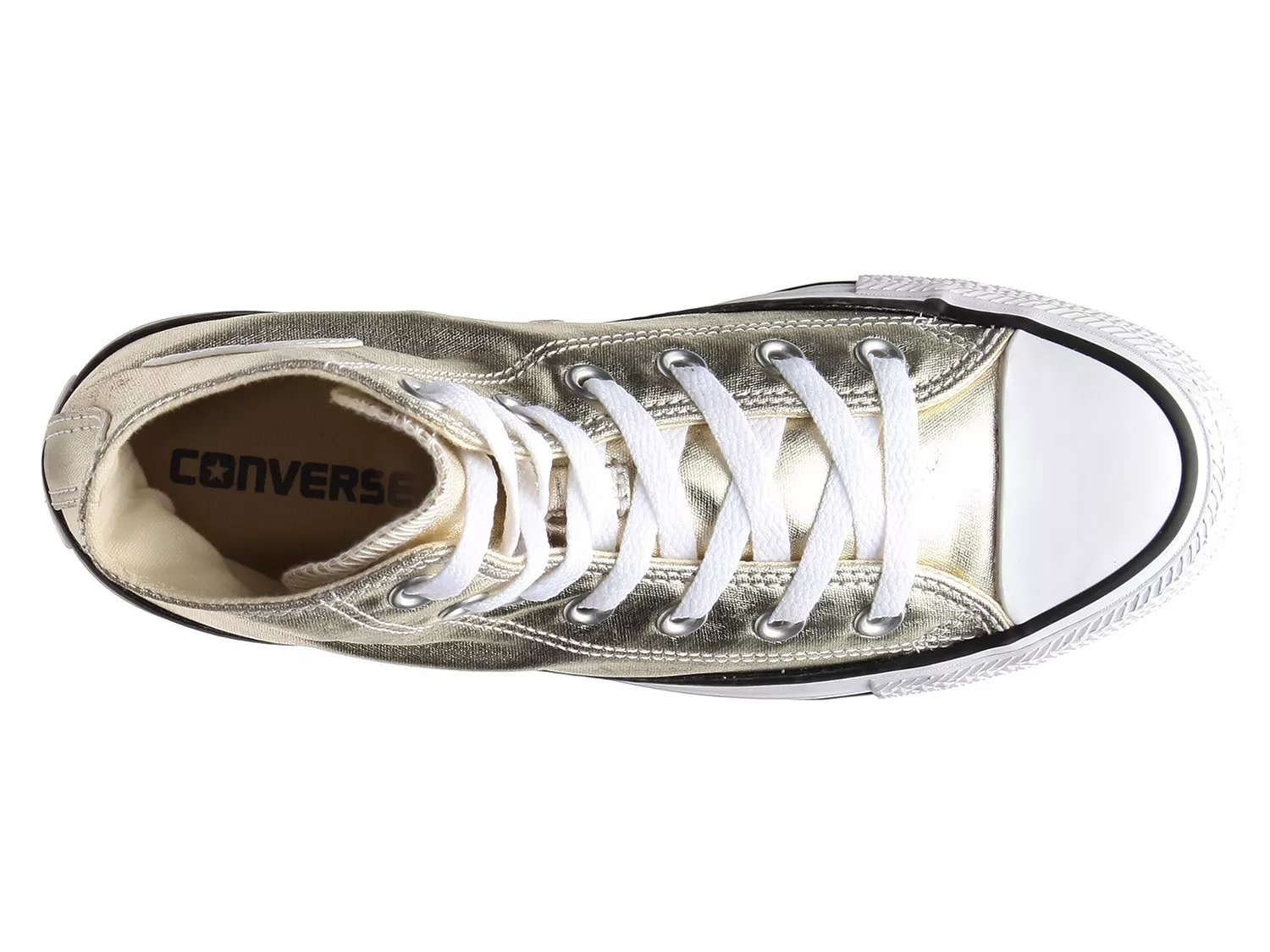 metallic high top sneakers womens
