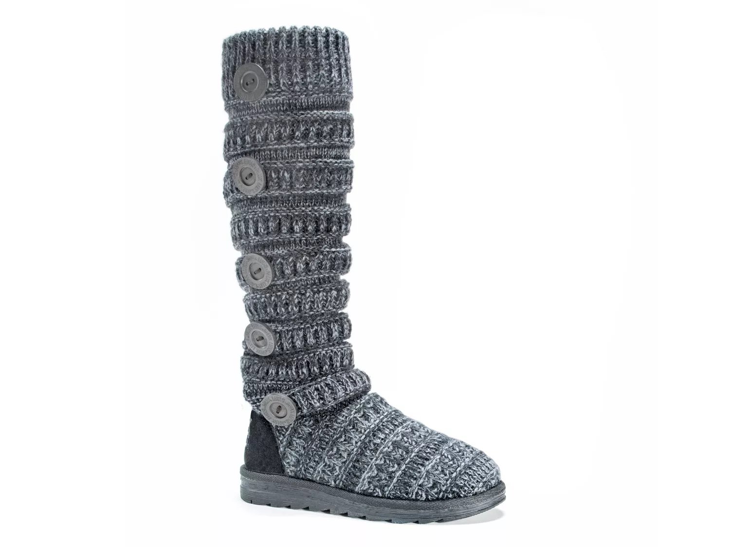 muk luks sweater knit boots