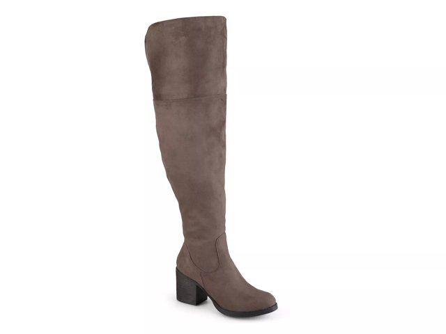Journee Collection Sana Wide Calf Over the Knee Boot Free