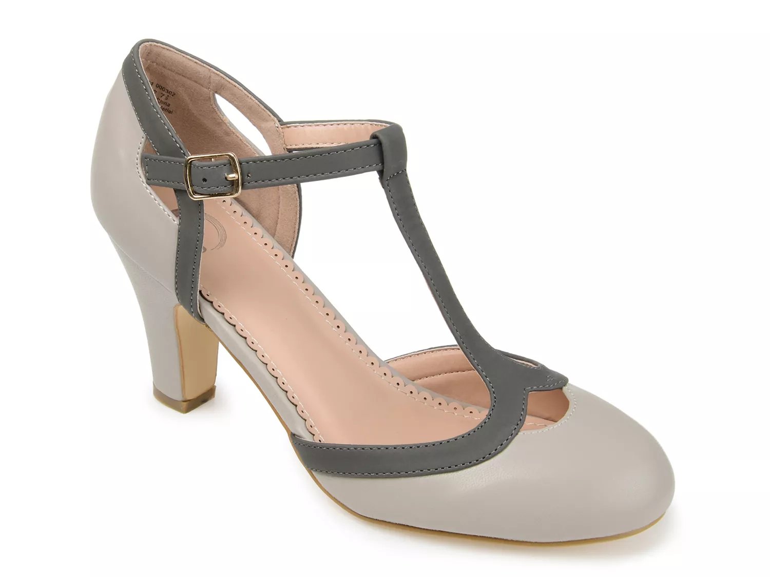 ladies gray pumps