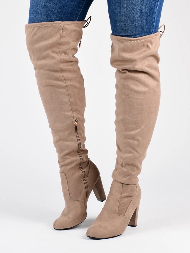 Journee Collection Maya Wide Calf Over the Knee Boot Free Shipping DSW