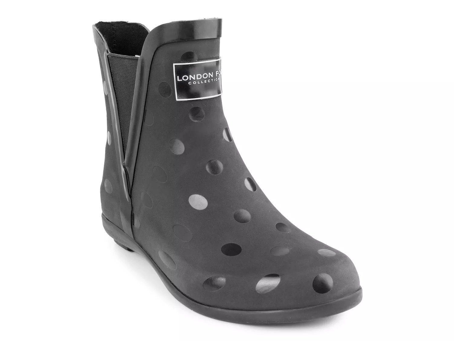 London fog best sale short rain boots