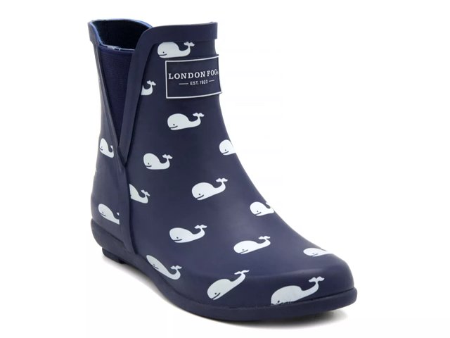 London fog rain boots black store
