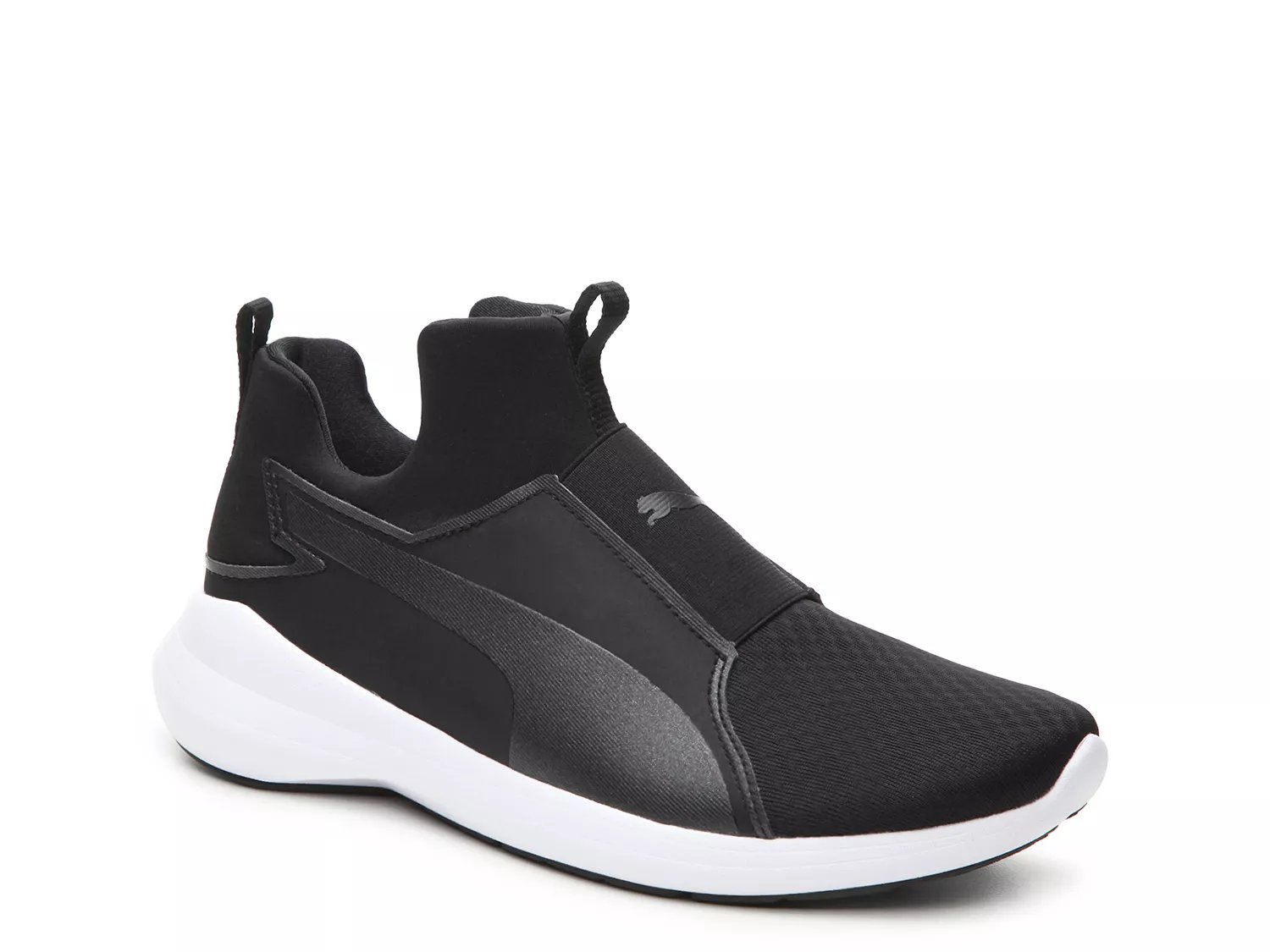 puma rebel mid women's sneakers black