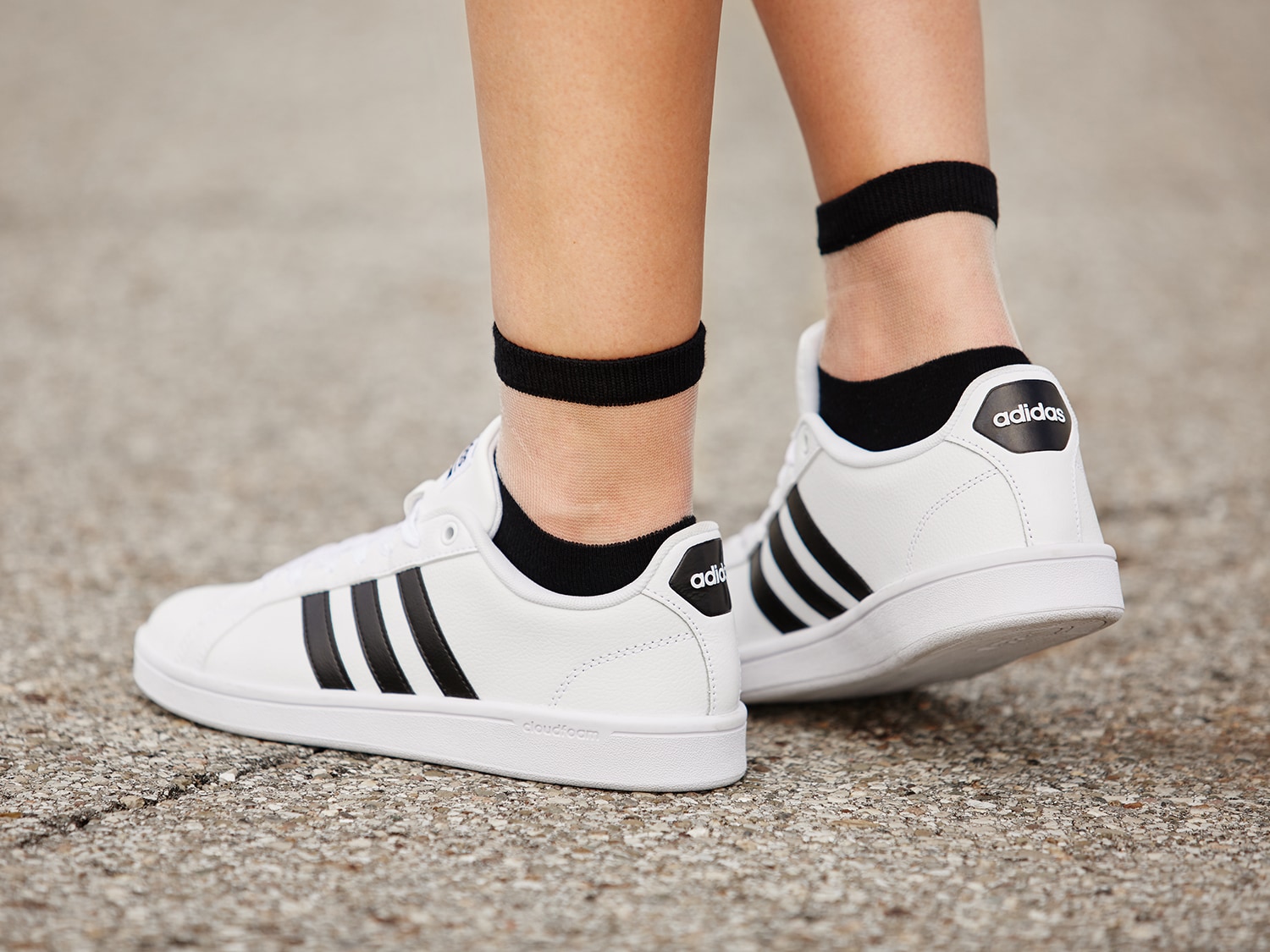 adidas women's cloudfoam advantage w fashion sneaker