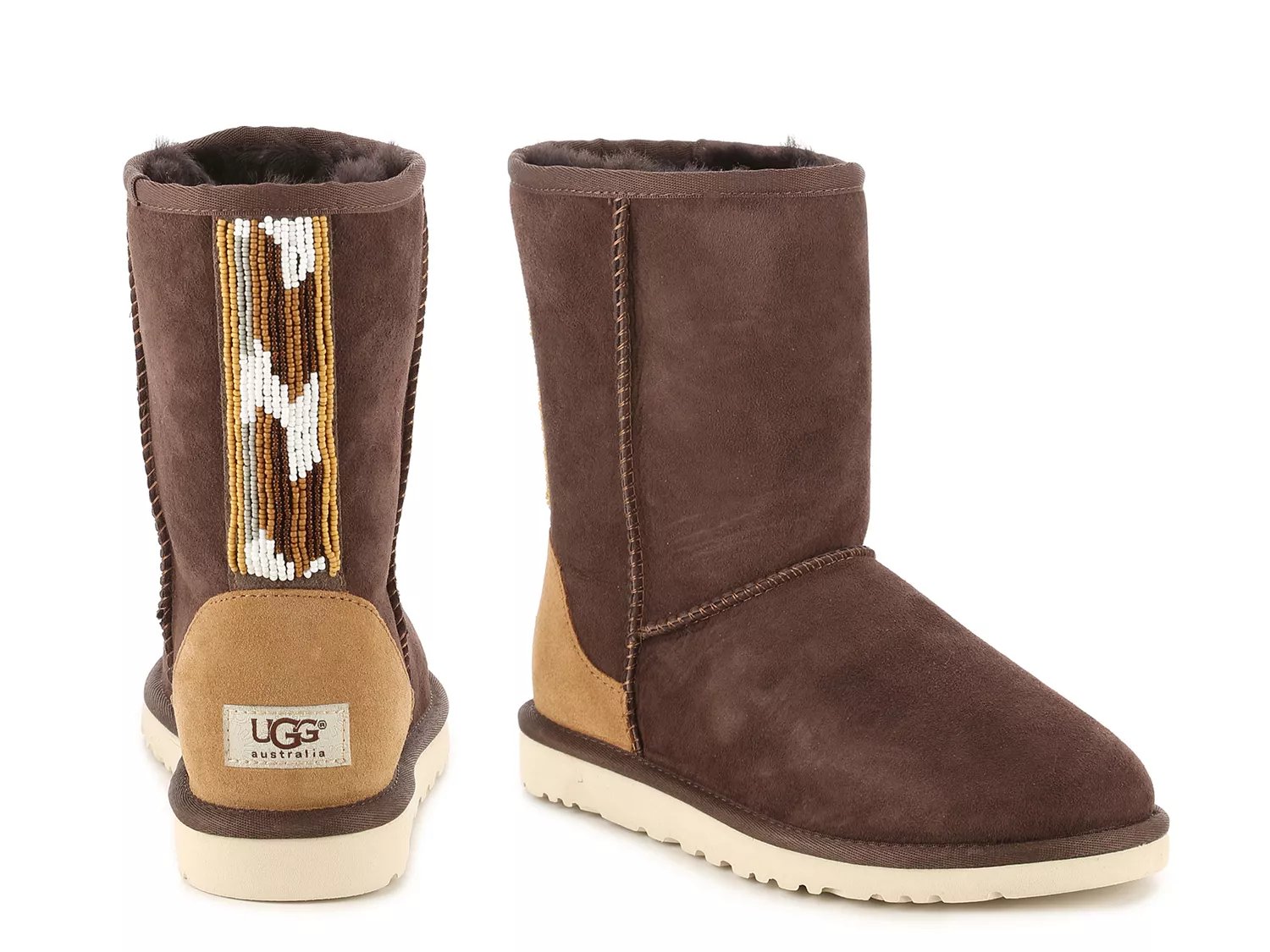 UGG Australia Classic Short Serape Beads Bootie