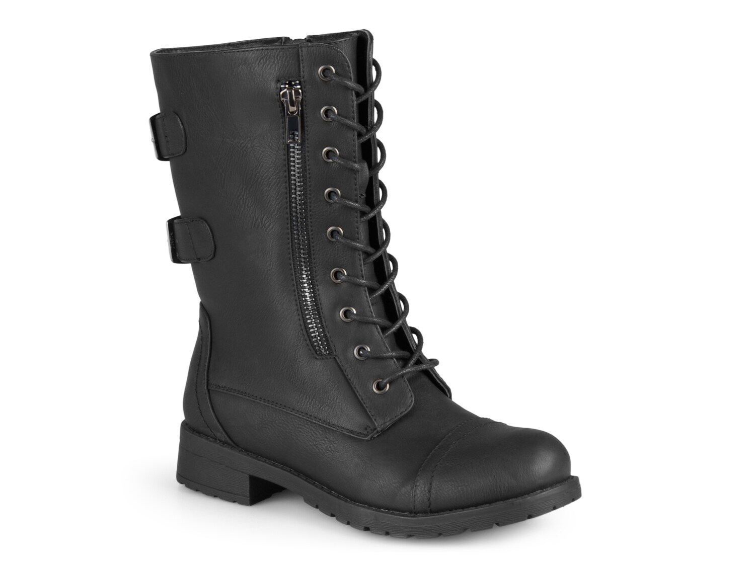 dsw leather boots