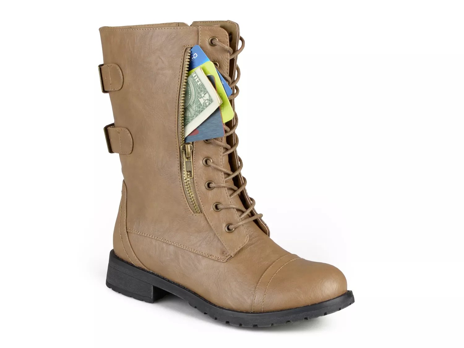 dsw taupe booties