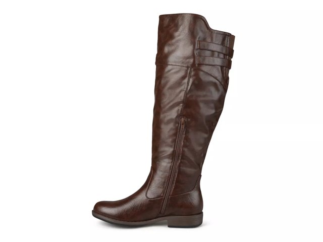 journee collection tori knee high riding boots wide calf