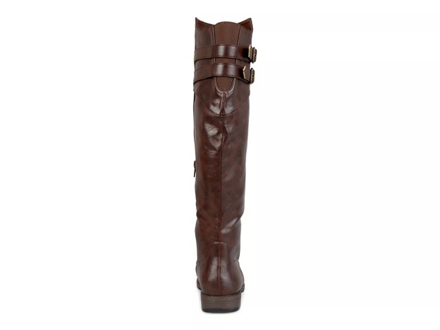 journee collection tori knee high riding boots wide calf