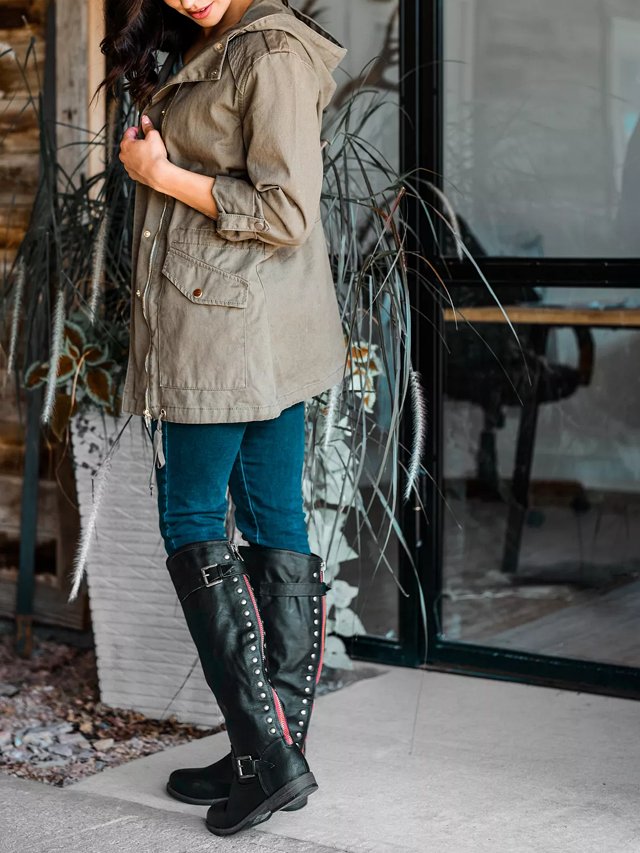 Journee Collection Spokane Riding Boot Free Shipping DSW