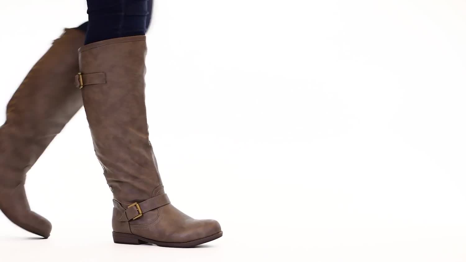 Journee Collection Spokane Wide Calf Riding Boot Women's Shoes DSW