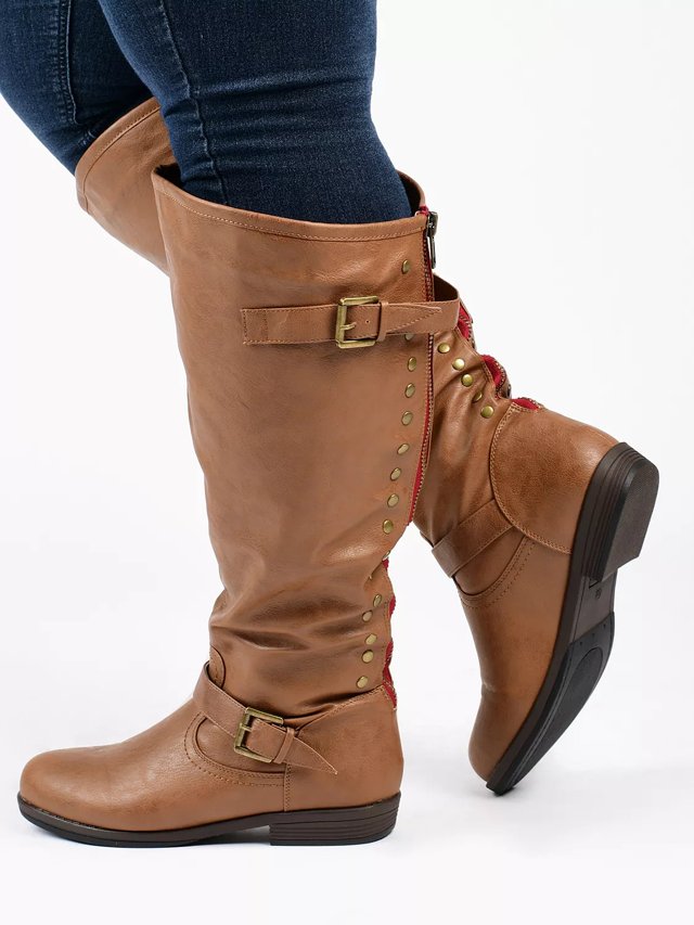 Wide calf equestrian boots on sale