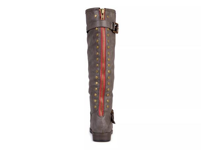 Red riding boots wide calf sales