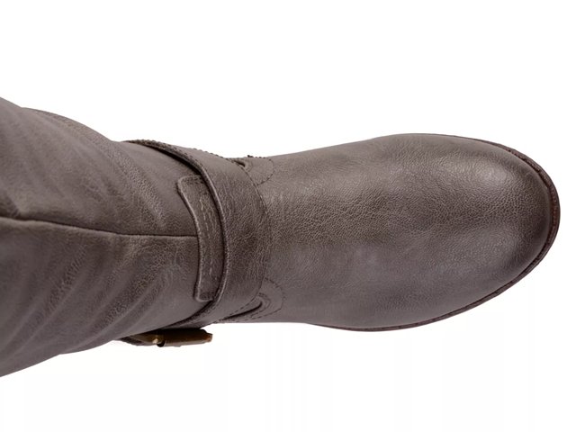 Journee Collection Spokane Extra Wide Calf Riding Boot Free