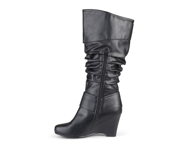 Journee Collection Meme Wide Calf Wedge Boot - Free Shipping | DSW