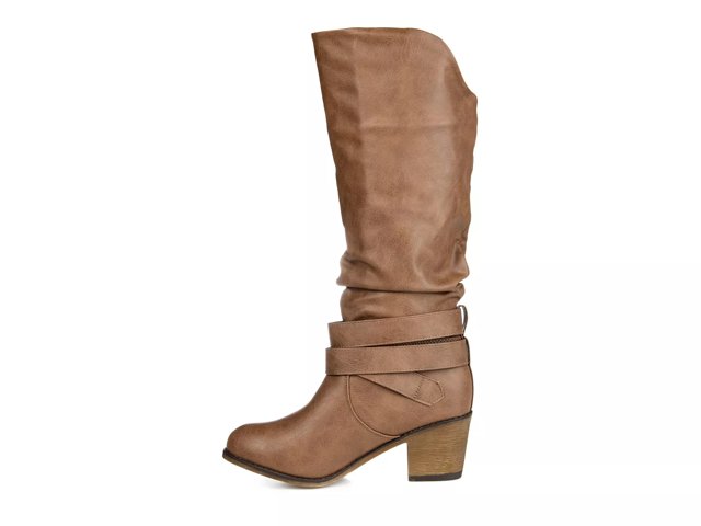 Wide calf tall suede boots sales