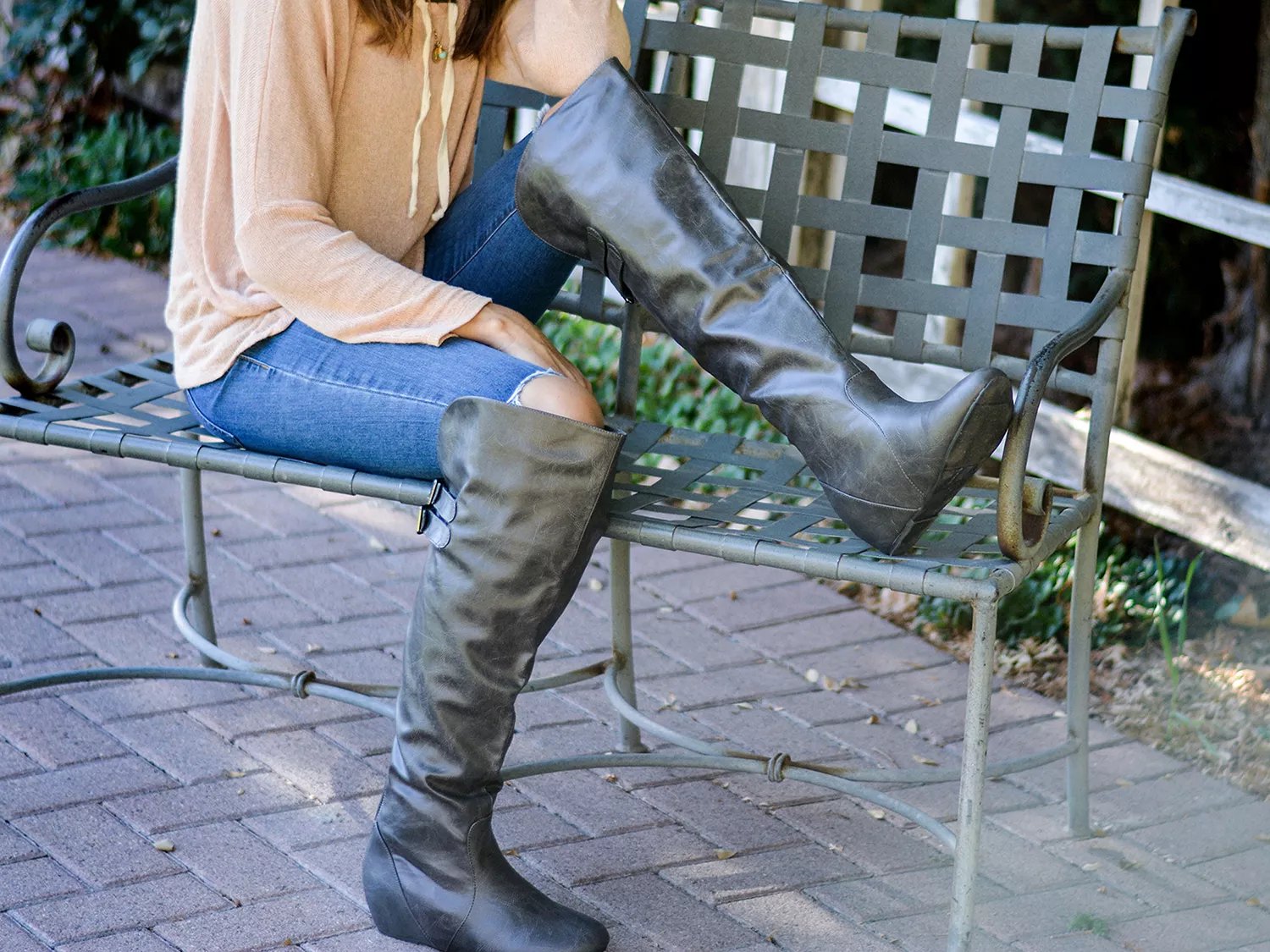 journee collection angel over the knee boot