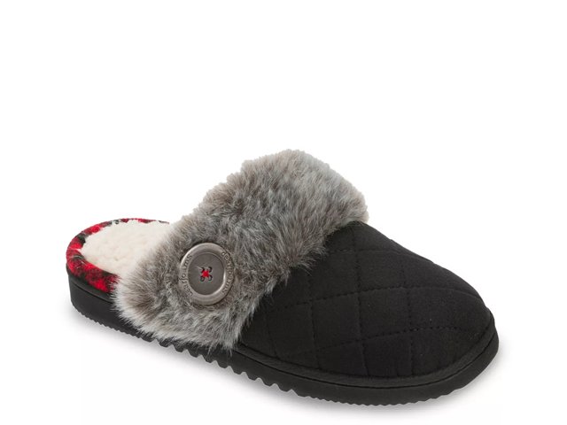 Quilted scuff slipper shop