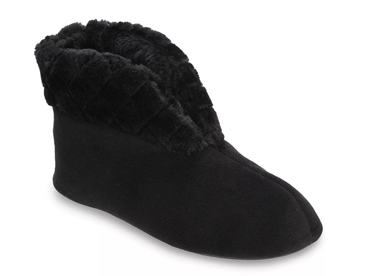 Dearfoam velour best sale bootie slippers